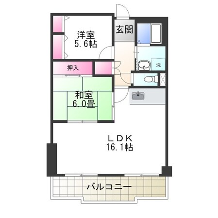 ポルト堺Ⅱの物件間取画像